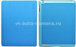 Чехол для iPad 3 и iPad 4 iCover Carbio, цвет Sky Blue (NIA-MGC-SB)